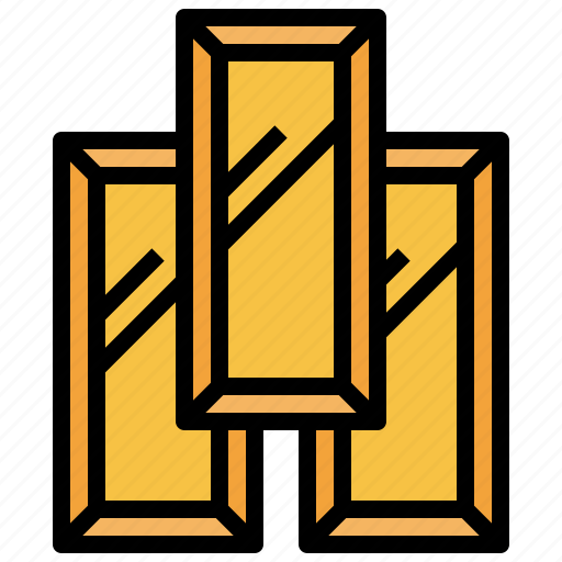 Bank, business, finance, gold, ingots icon - Download on Iconfinder