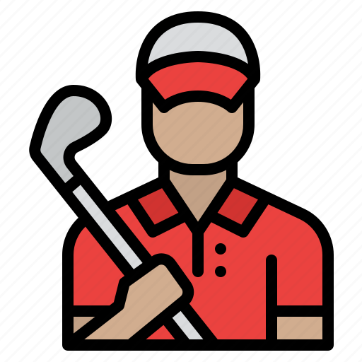 Golfer, man, player, sport, competition, game icon - Download on Iconfinder