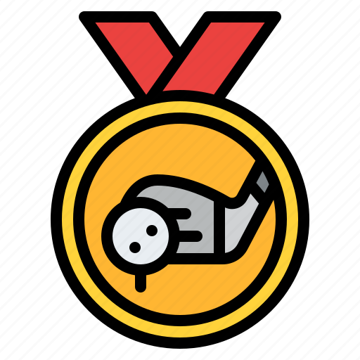 Medal, golf, club, sport, competition, game icon - Download on Iconfinder