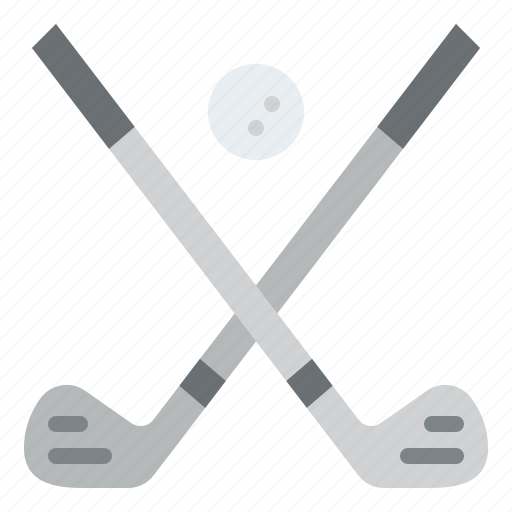 Golf, sticks, cross, ball, club, sport, competition icon - Download on Iconfinder