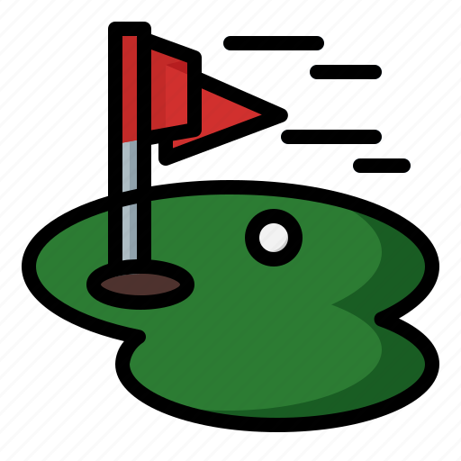 Golf, golf field, golf course, golfer icon - Download on Iconfinder