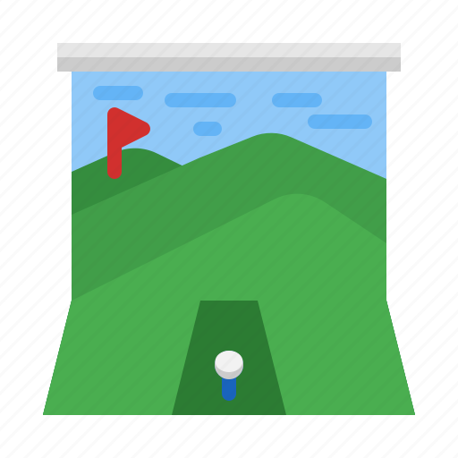 Projector, game, golf game, screen icon - Download on Iconfinder