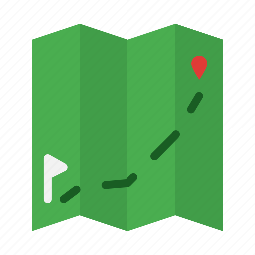Track, map, golf track, marker icon - Download on Iconfinder