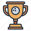 trophy, winner, champion, golf, sport, game 