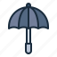 umbrella, golf, sport, game 