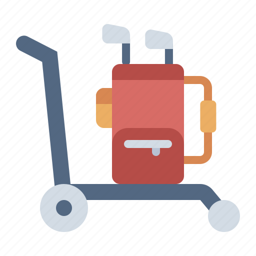 Golf, trolley, sport, game icon - Download on Iconfinder