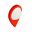 ball, golf, gps, isometric, map, pin, pointer 