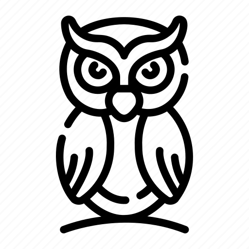 Owl, bird, nocturnal, animal, kingdom, wild, life icon - Download on Iconfinder