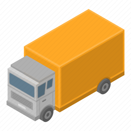 Business, car, cartoon, industry, isometric, silhouette, truck icon - Download on Iconfinder
