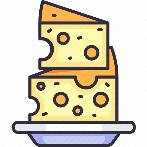 Cheese, dairy, piece, product, food, bakery, pastry icon - Download on Iconfinder
