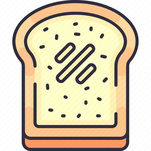 Flat bread, bread, breakfast, loaf, toast, bakery, pastry icon - Download on Iconfinder