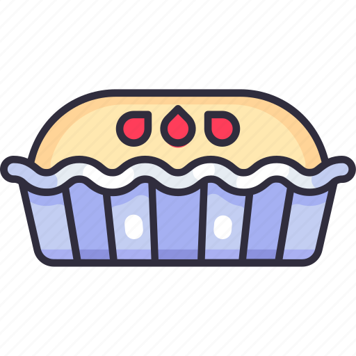 Pie, baked, dessert, sweet, cake, bakery, pastry icon - Download on Iconfinder