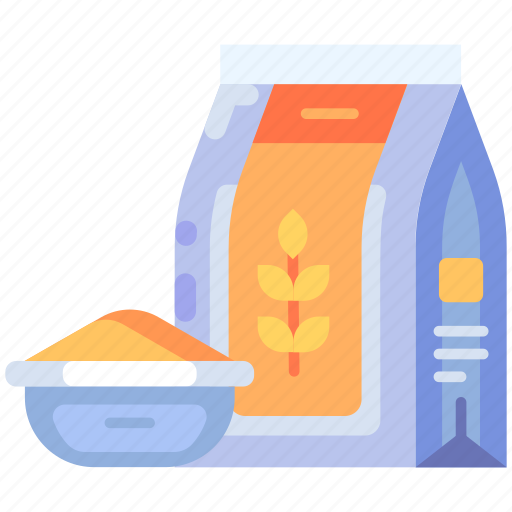 Flour, wheat, grain, pack, ingredient, bakery, pastry icon - Download on Iconfinder