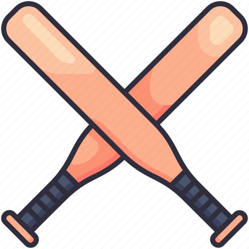 Baseball, sport, game, bat, equipment, cricket, strike icon - Download on Iconfinder
