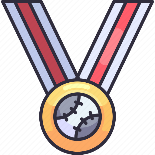 Baseball, sport, game, medal, winner, award, achievement icon - Download on Iconfinder