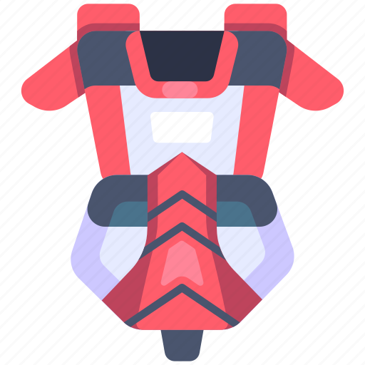 Baseball, sport, game, chest guard, protector, vest, safety icon - Download on Iconfinder