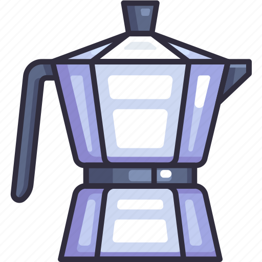 Moka pot, kettle, kitchenware, coffee maker, hot drink icon - Download on Iconfinder