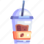 ice coffee, cold, drink, cup, takeaway, coffee barista, coffee, cafe, barista 