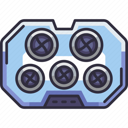 Cooling pad, device, fan, cooling, laptop, computer hardware, technology icon - Download on Iconfinder