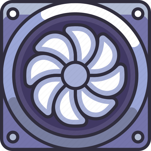 Fan, cooling, cooler, cpu, computer, computer hardware, technology icon - Download on Iconfinder