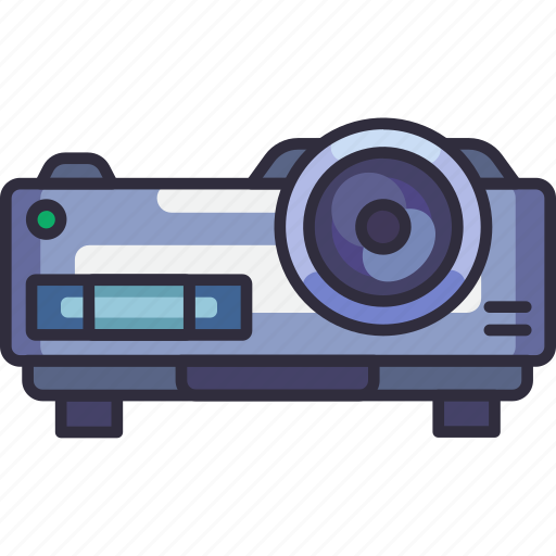 Projector, multimedia, presentation, device, movie, computer hardware, technology icon - Download on Iconfinder