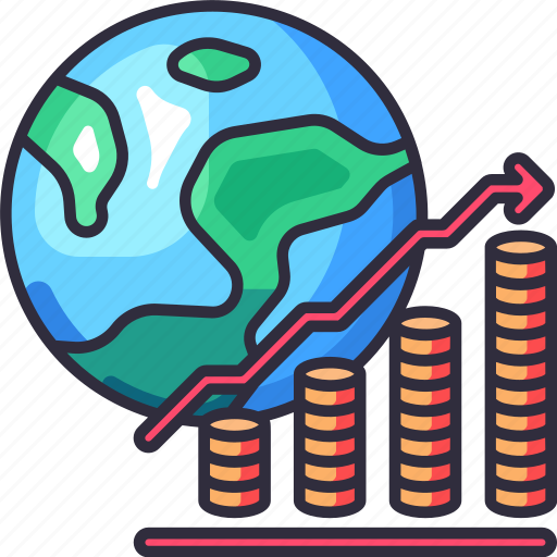 Economy, globe, worldwide, accounting, investment, education, school icon - Download on Iconfinder