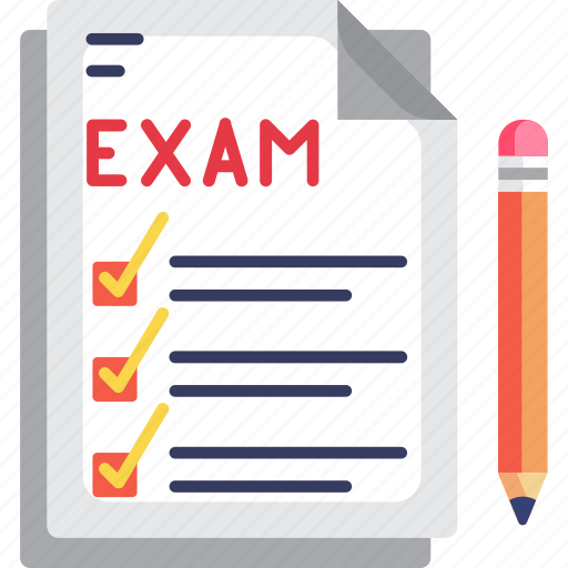 Test, exam, check, paper, pencil, education, school icon - Download on Iconfinder