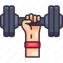 exercise, dumbbell, hand, fitness, gym, sport, workout