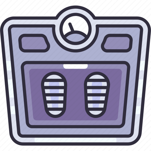 Weight scale, balance, measure, diet, weight, fitness, gym icon - Download on Iconfinder