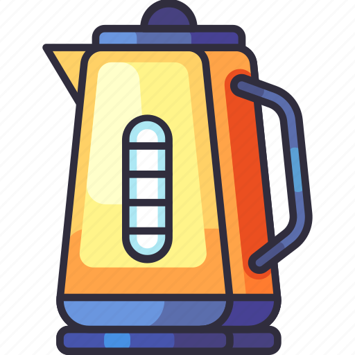 Kettle, teapot, hot, drink, electric, home appliances, appliance icon - Download on Iconfinder