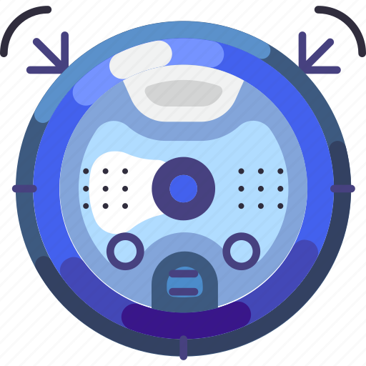Automatic robot vacuum, vacuum, cleaner, cleaning, floor, home appliances, appliance icon - Download on Iconfinder