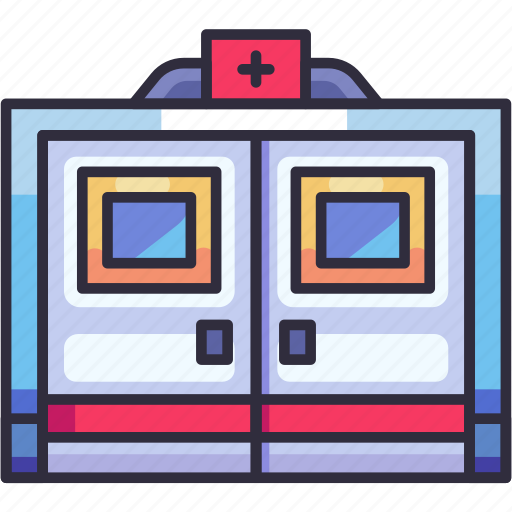 Emergency room, operating, treatment, icu, patient, hospital, clinic icon - Download on Iconfinder