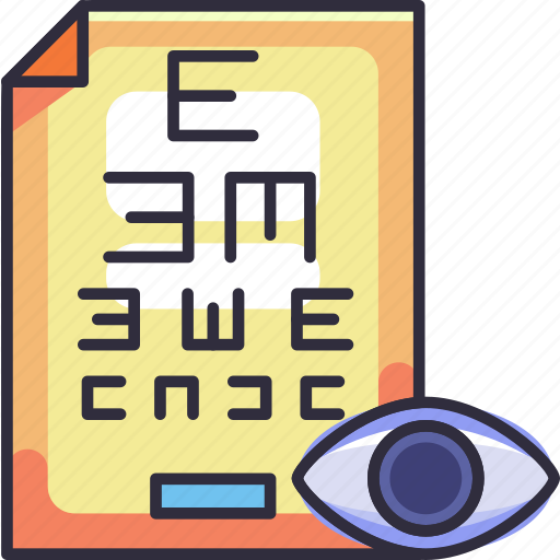 Eye examination, test, ophthalmology, optical, check, hospital, clinic icon - Download on Iconfinder