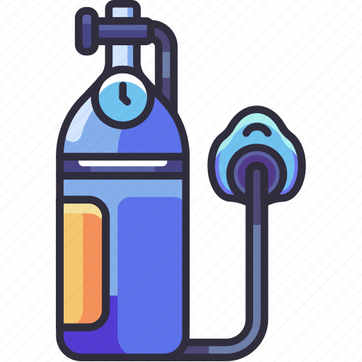 Oxygen, tank, mask, breathing, emergency, hospital, clinic icon - Download on Iconfinder
