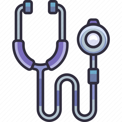Stethoscope, diagnosis, doctor, equipment, tool, hospital, clinic icon - Download on Iconfinder