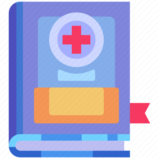 Book, medical book, medicine book, medical records, health book, hospital, clinic icon - Download on Iconfinder