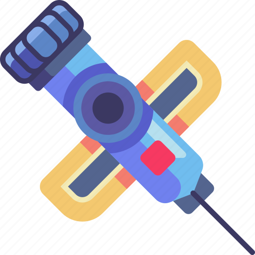 Cannula, needle, intravenous, syringe, injection, hospital, clinic icon - Download on Iconfinder