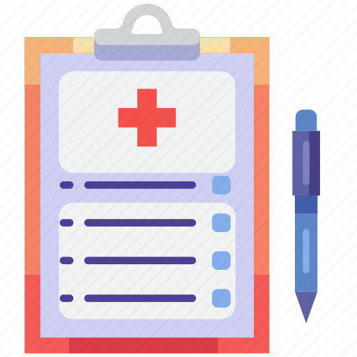 Medical record, report, patient, clipboard, document, hospital, clinic icon - Download on Iconfinder