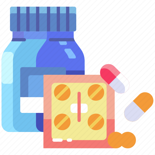 Medicine, pills, capsule, bottle, pharmacy, hospital, clinic icon - Download on Iconfinder