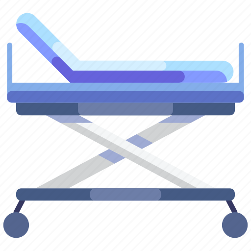 Stretcher, bed, patient, emergency, hospital bed, hospital, clinic icon - Download on Iconfinder