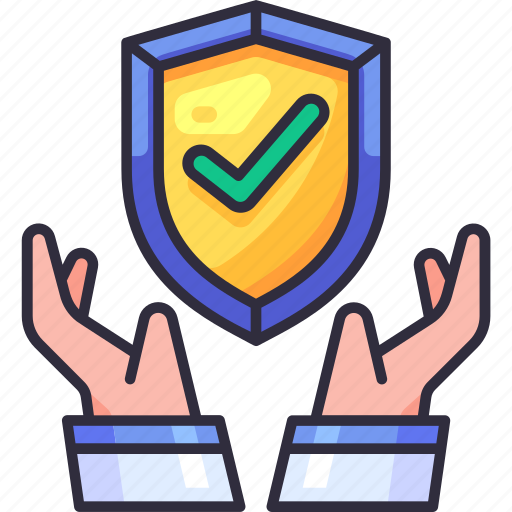 Insurance, care, shield, hand, coverage, protection icon - Download on Iconfinder
