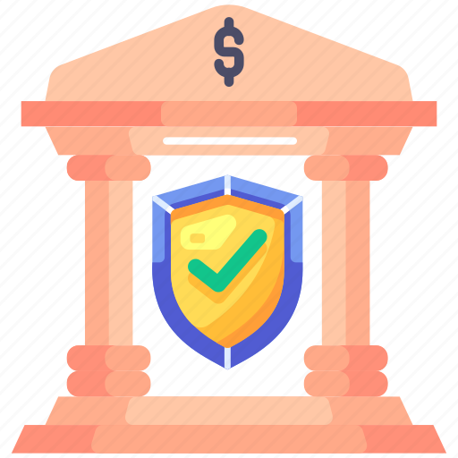 Banking insurance, bank, banking, finance, money, insurance, coverage icon - Download on Iconfinder