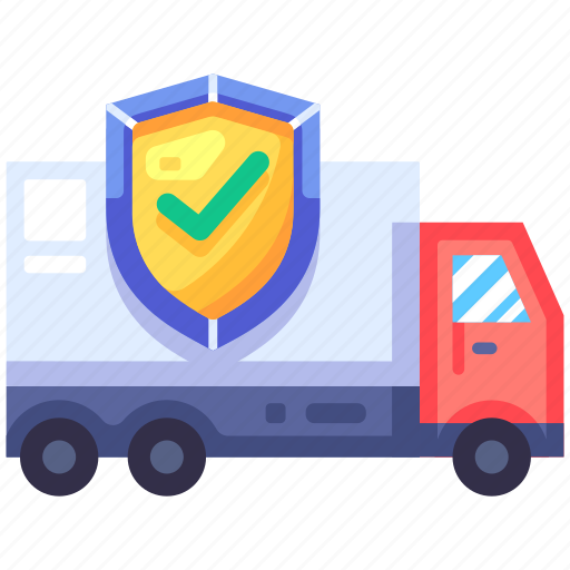 Delivery insurance, shipping, truck, order, transportation, insurance, coverage icon - Download on Iconfinder