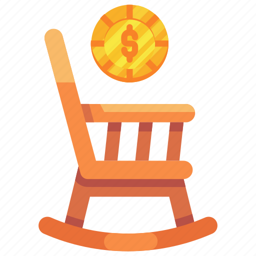 Retiring, rocking chair, chair, elderly, old, insurance, coverage icon - Download on Iconfinder