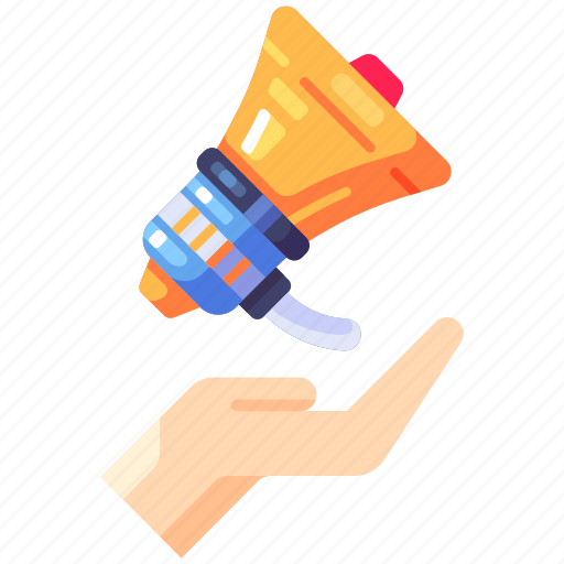 Advertisement, megaphone, ads, hand, strategy, marketing, advertising icon - Download on Iconfinder