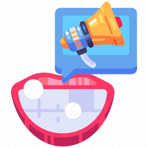 Direct mouth, sales, campaign, megaphone, mouth, marketing, advertising icon - Download on Iconfinder