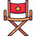 director chair, producer, casting, seat, chair, movie cinema, movie time, entertainment, film