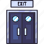 exit, room, door, close, doorway, movie cinema, movie time, entertainment, film 