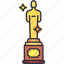 oscar award, trophy, winner, hollywood, entertainment, movie cinema, movie time, film 