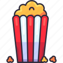 popcorn, snack, food, corn, fast food, movie cinema, movie time, entertainment, film